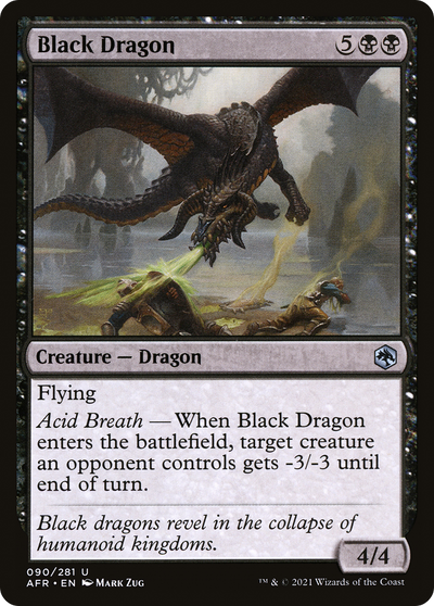 Black Dragon (90) (Adventures in the Forgotten Realms)