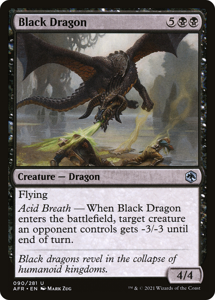 Black Dragon (90) (Adventures in the Forgotten Realms)