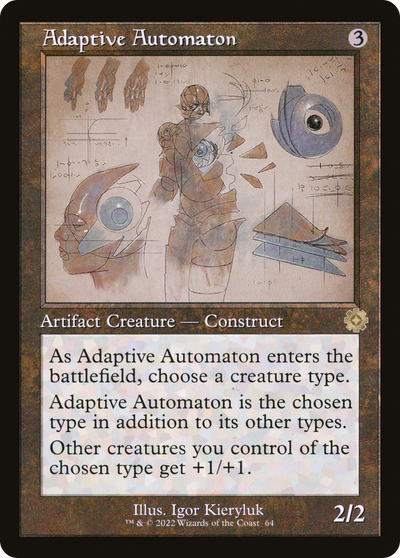 Adaptive Automaton (Schematic) (64) (The Brothers' War: Retro Frame Artifacts)