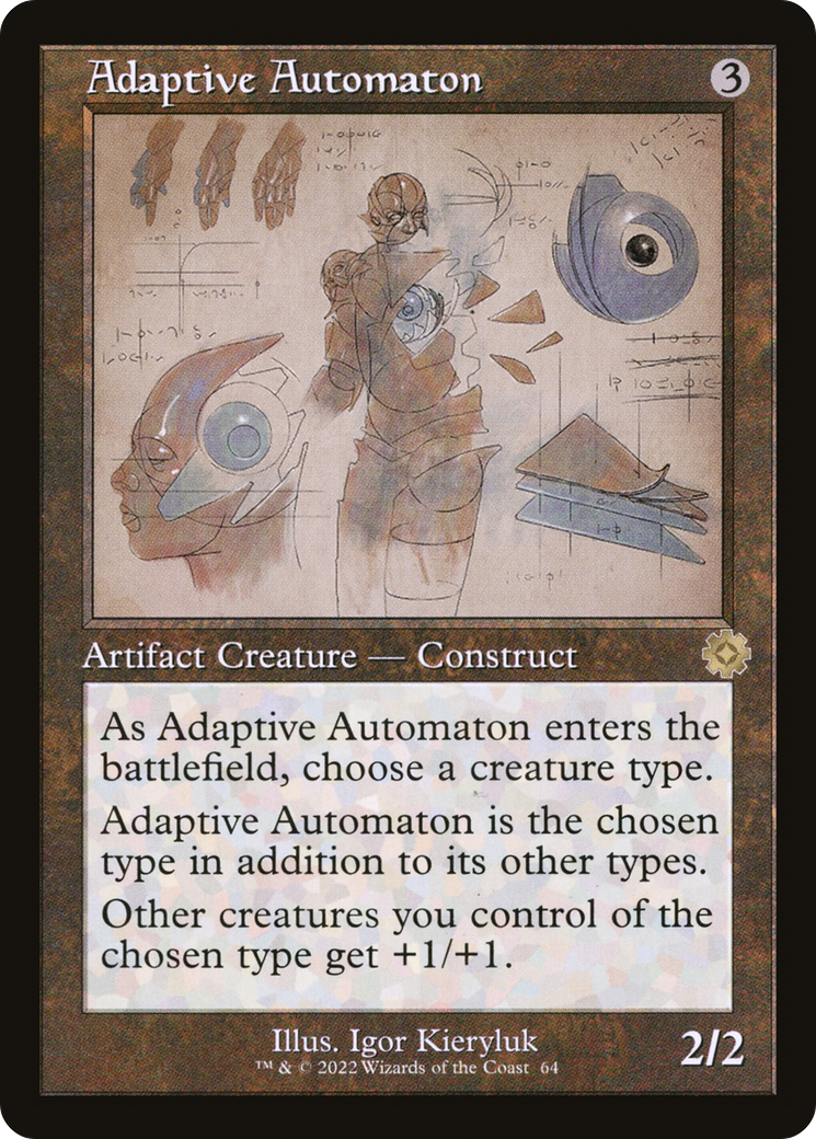 Adaptive Automaton (Schematic) (64) (The Brothers' War: Retro Frame Artifacts)
