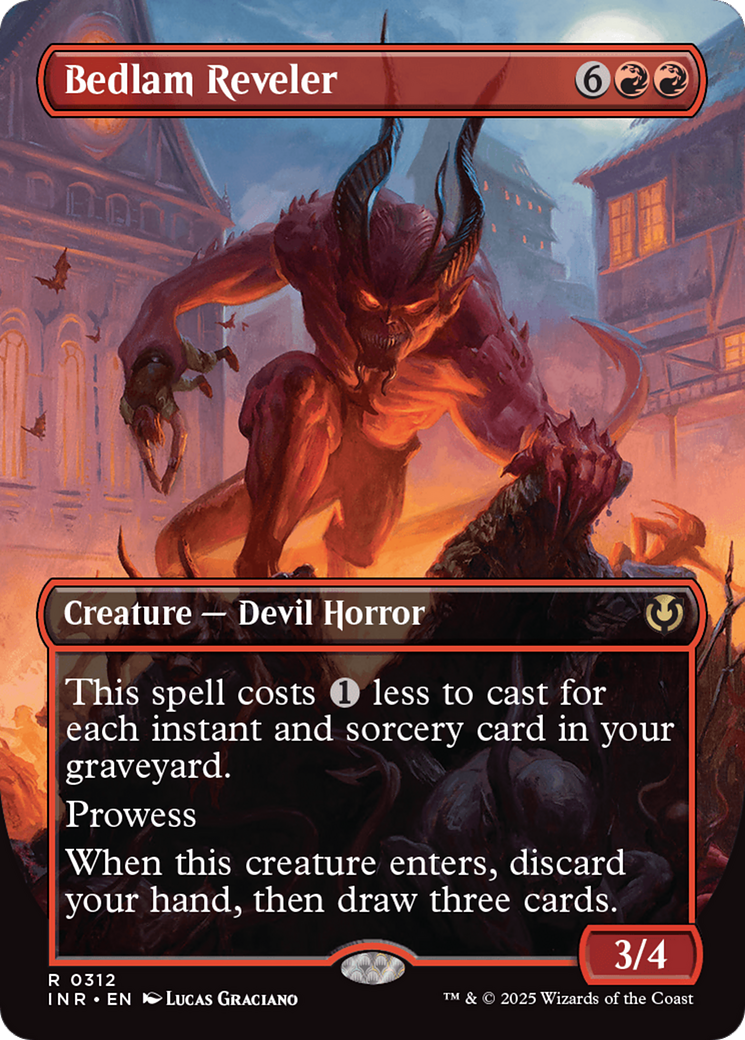 Bedlam Reveler (Borderless) (312) (Innistrad Remastered)