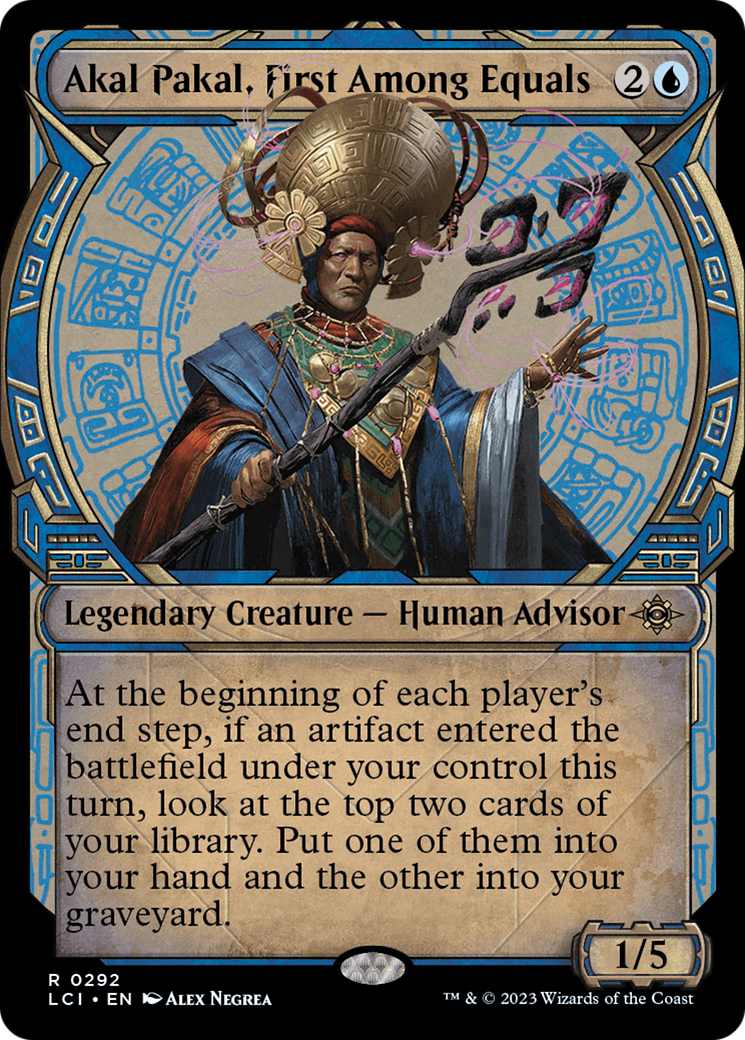 Akal Pakal, First Among Equals (Showcase) (292) (The Lost Caverns of Ixalan)