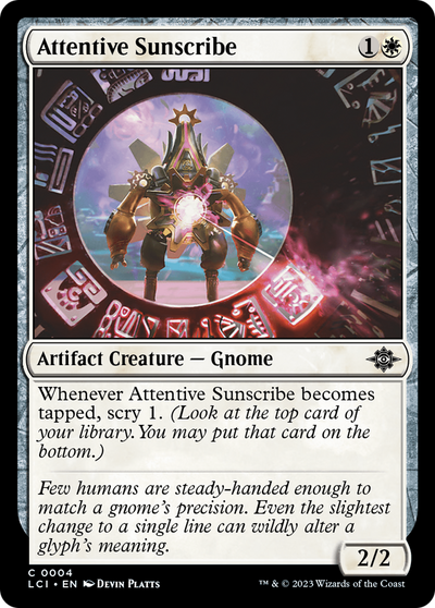 Attentive Sunscribe (4) (The Lost Caverns of Ixalan)