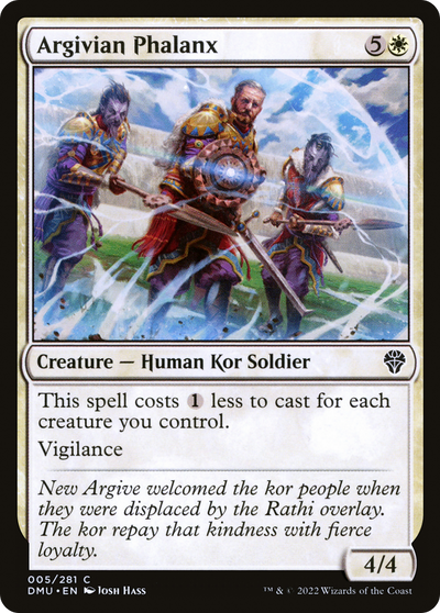 Argivian Phalanx (5) (Dominaria United)