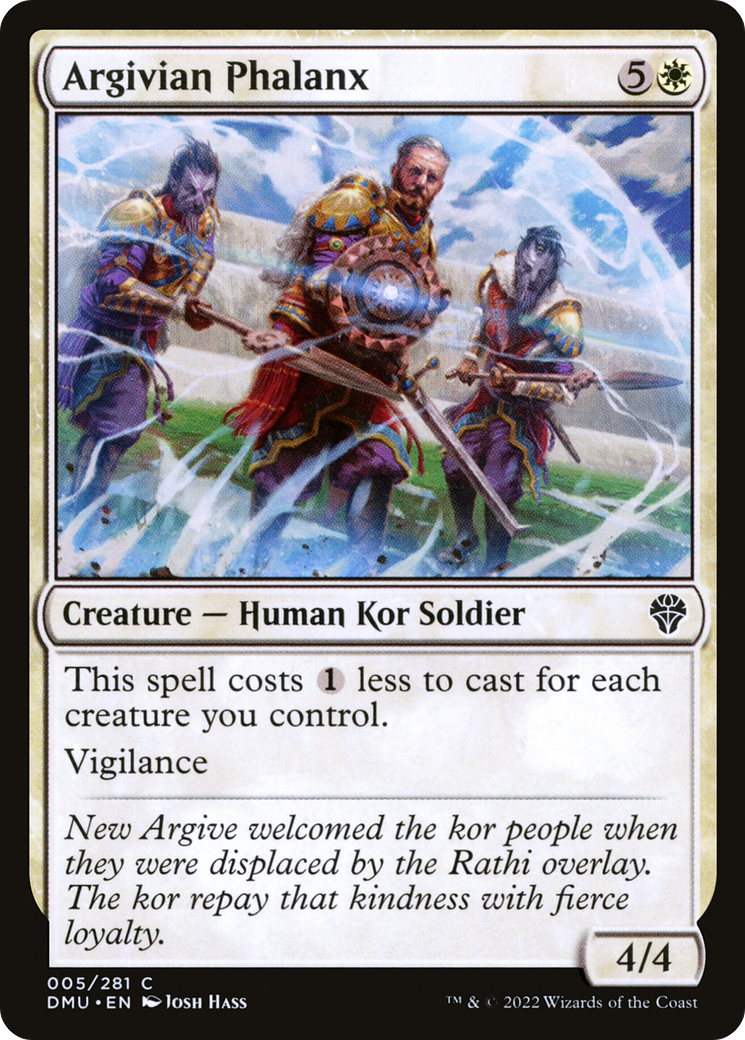 Argivian Phalanx (5) (Dominaria United)