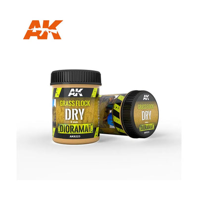 AK Interactive AK8223 Diorama Grass Flock 2mm Dry 250ml