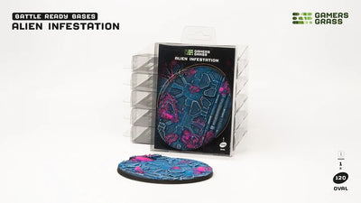GamersGrass - Bases - Alien Infestation 120mm - Oval