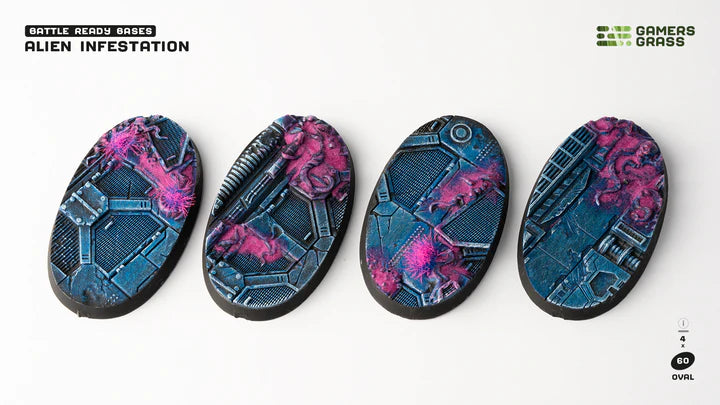 GamersGrass - Bases - Alien Infestation 60mm - Oval