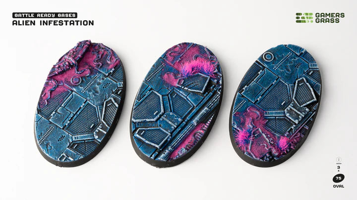 GamersGrass - Bases - Alien Infestation 75mm - Oval