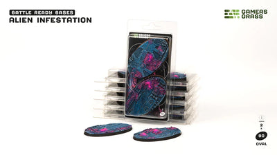 GamersGrass - Bases - Alien Infestation 90mm - Oval