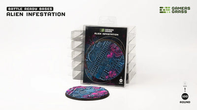 Gamers Grass - Bases - Alien Infestation 100mm - Round