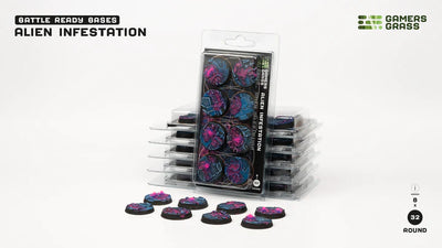 GamersGrass - Bases - Alien Infestation 32mm - Round