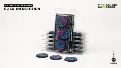 GamersGrass - Bases - Alien Infestation 50mm - Round