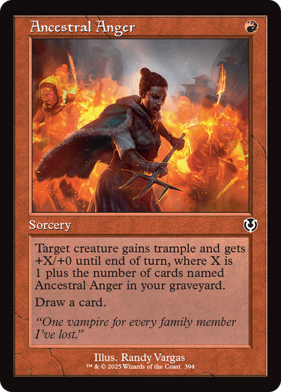 Ancestral Anger (Retro Frame) (394) (Innistrad Remastered)