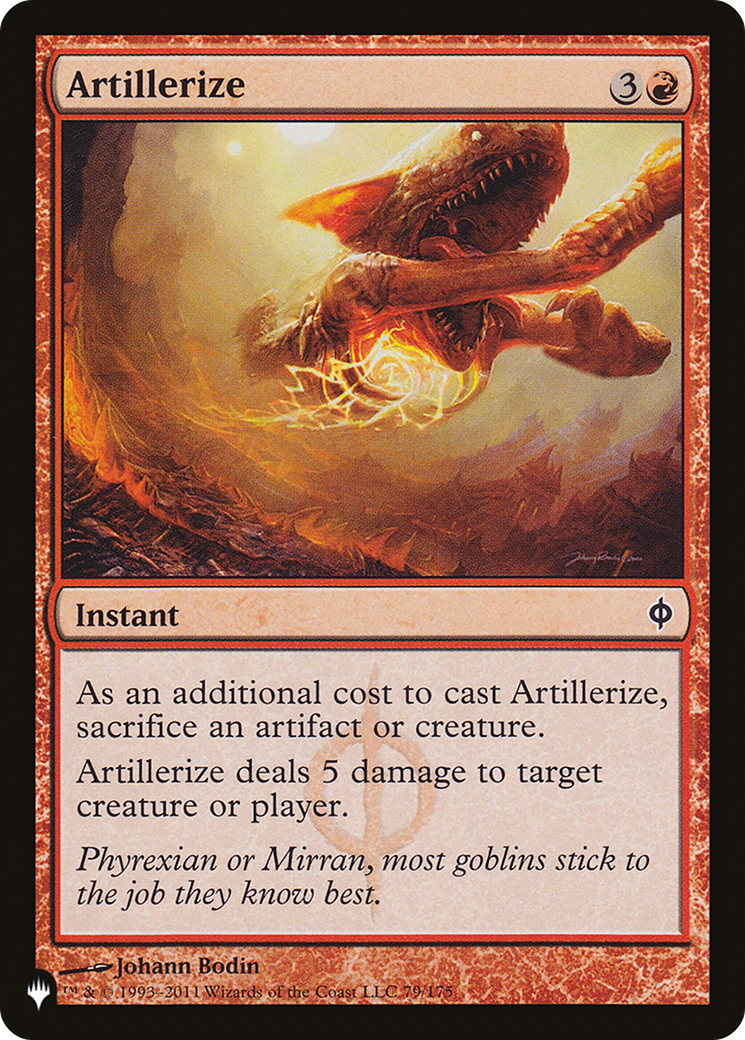 Artillerize (79/175) (The List Reprints)
