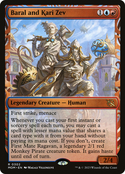 Baral and Kari Zev (Showcase) (302) (March of the Machine)