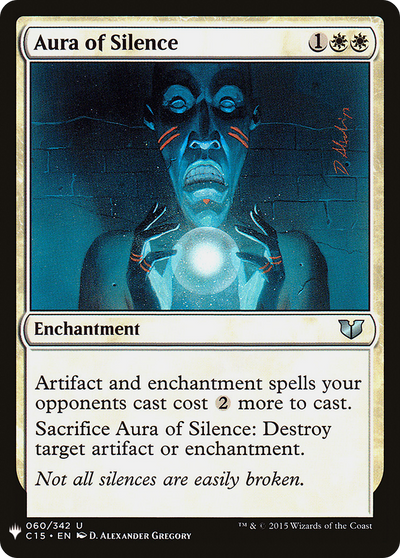 Aura of Silence (60) (The List Reprints)