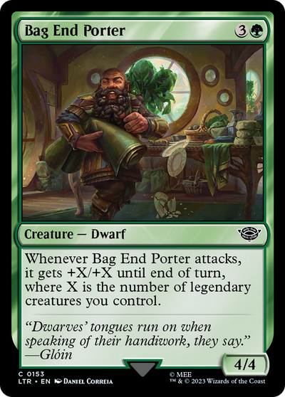 Bag End Porter (153) (Universes Beyond: The Lord of the Rings: Tales of Middle-earth)