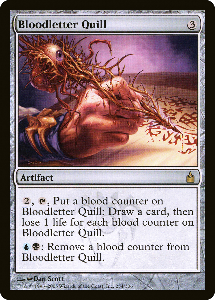 Bloodletter Quill (RAV-254) - Ravnica: City of Guilds Foil