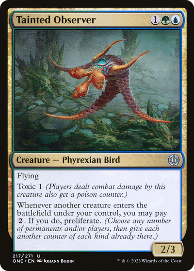 Tainted Observer (ONE-217) - Phyrexia: All Will Be One Foil