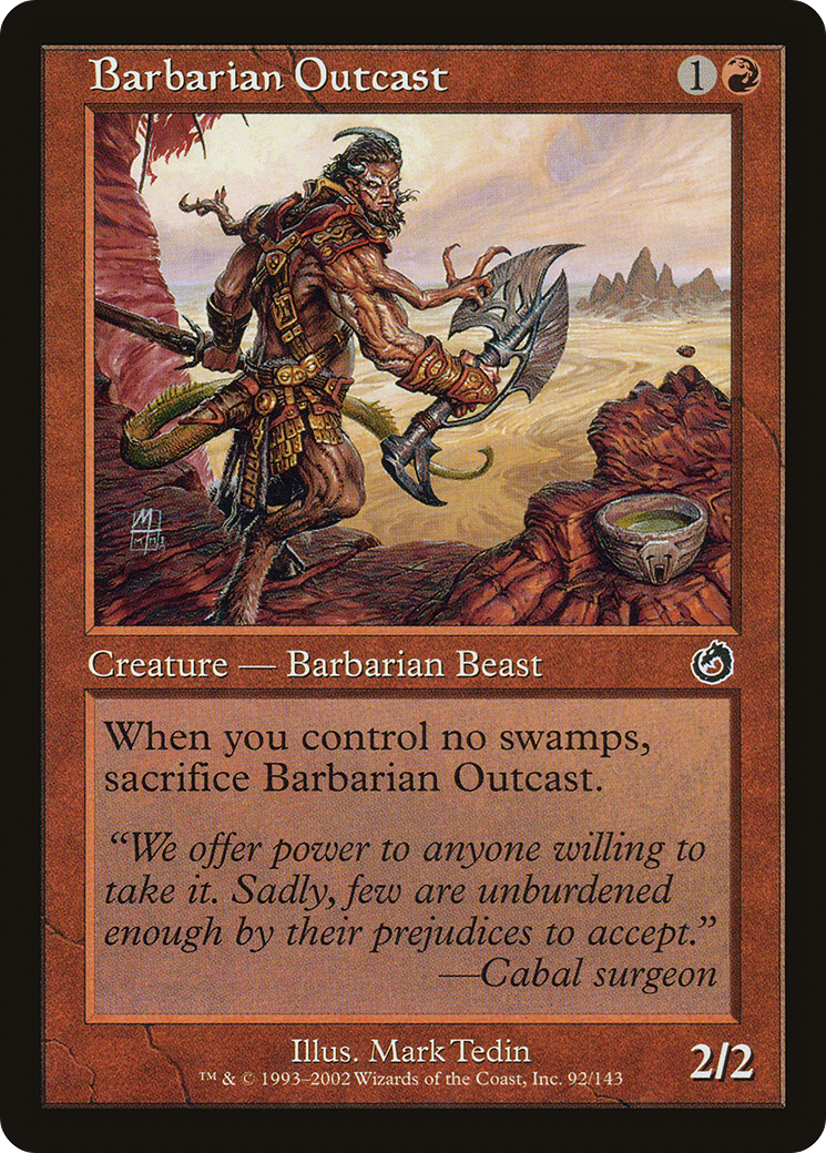 Barbarian Outcast (92) (Torment)