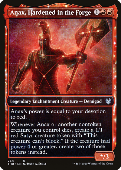 Anax, Hardened in the Forge (Showcase) (264) (Theros Beyond Death)