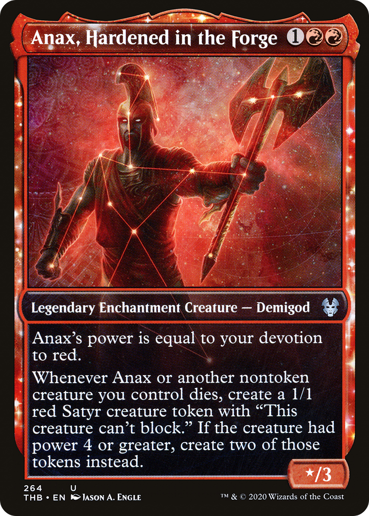 Anax, Hardened in the Forge (Showcase) (264) (Theros Beyond Death)