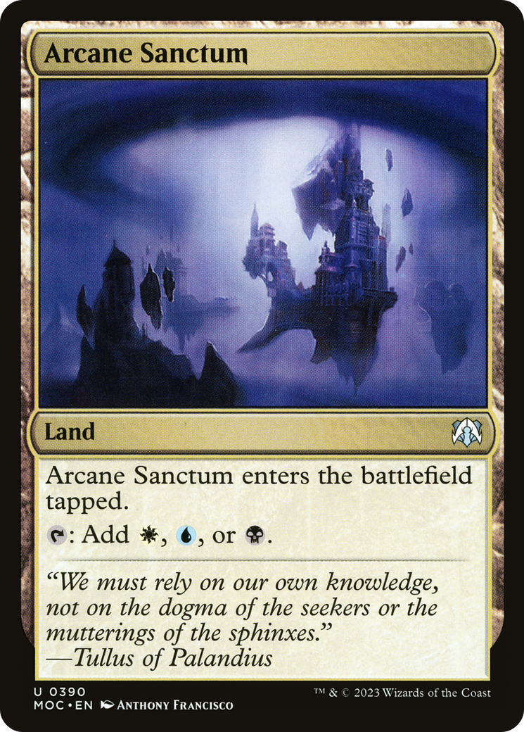 Arcane Sanctum (390) (Commander: March of the Machine)