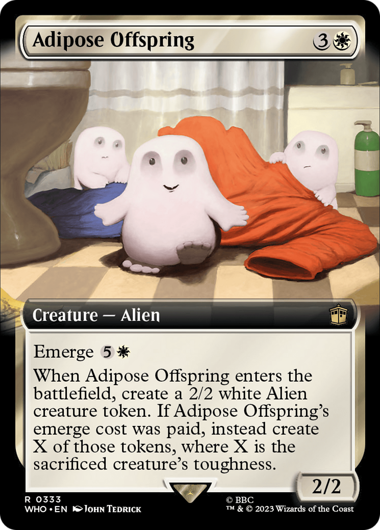 Adipose Offspring (Extended Art) (333) (Universes Beyond: Doctor Who)