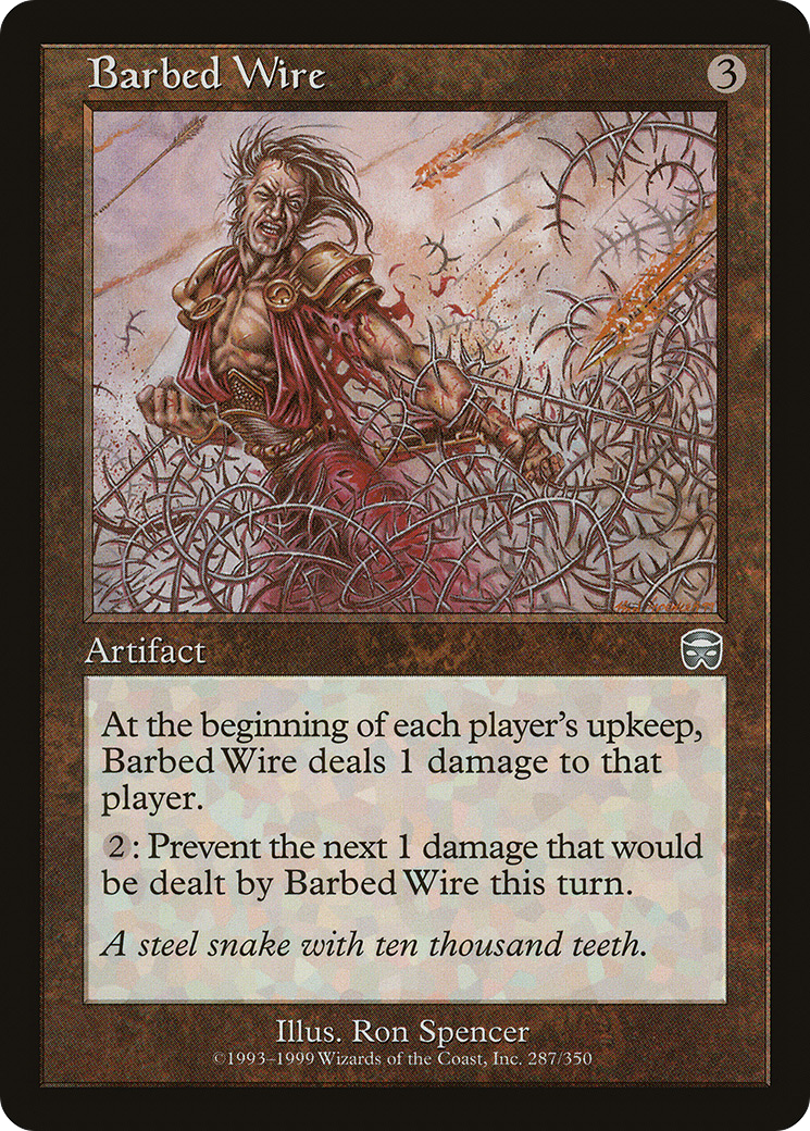 Barbed Wire (287) (Mercadian Masques)