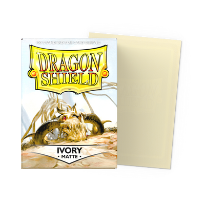Dragon Shield Sleeves: Standard Matte - Ivory 100CT