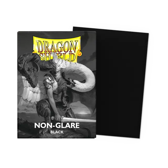 Dragon Shield Sleeves: Matte - Non-Glare Black 100CT