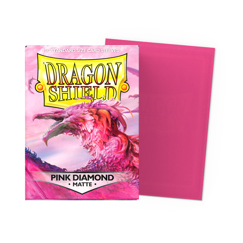 Dragon Shield Sleeves: Standard Matte - Pink Diamond 100CT