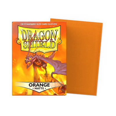 Dragon Shield Sleeves: Standard Matte - Orange 100CT