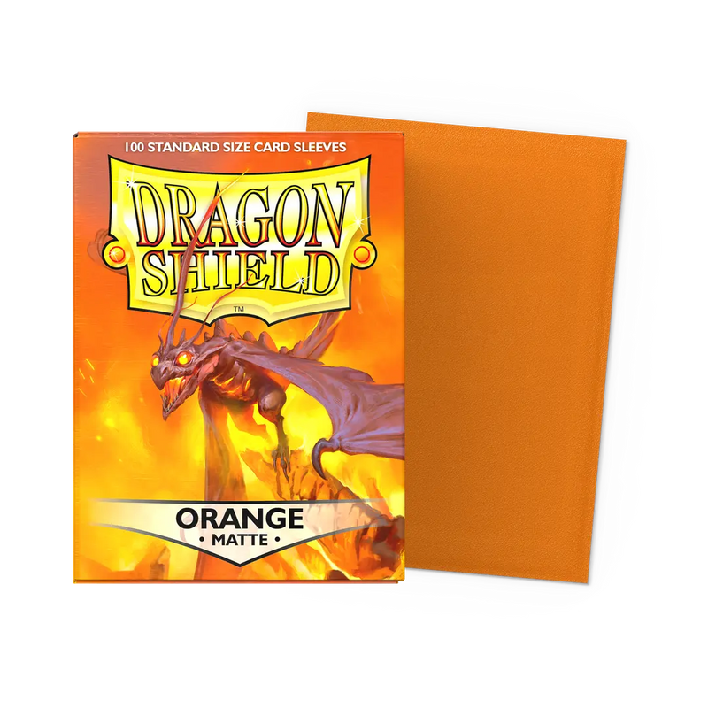 Dragon Shield Sleeves: Standard Matte - Orange 100CT