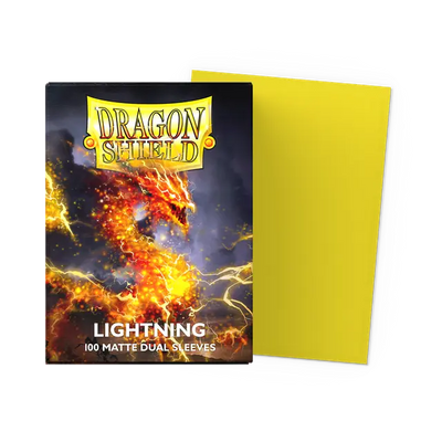 Dragon Shield Sleeves: Matte Dual - Lightning 100CT