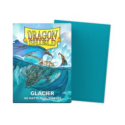 Dragon Shield Sleeves: Matte Dual - Glacier 100CT