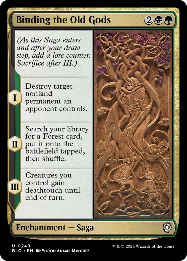 Binding the Old Gods (248) (Commander: Bloomburrow)