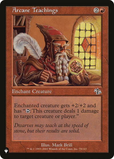 Arcane Teachings (78/143) (The List Reprints)