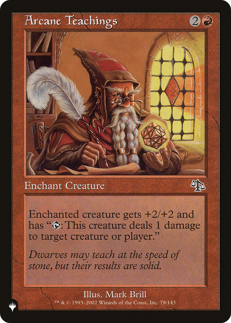 Arcane Teachings (78/143) (The List Reprints)