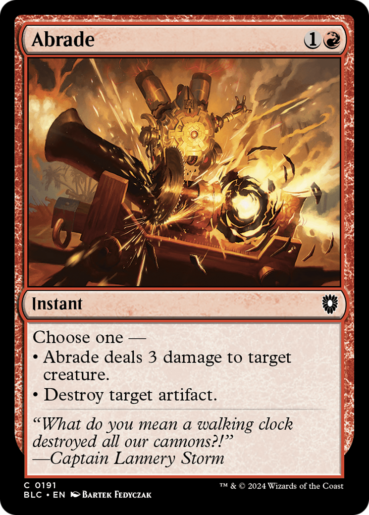 Abrade (191) (Commander: Bloomburrow)