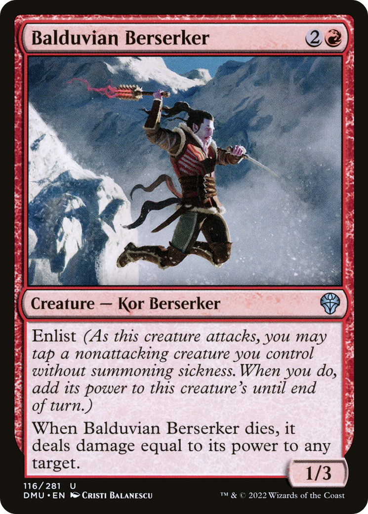 Balduvian Berserker (116) (Dominaria United)
