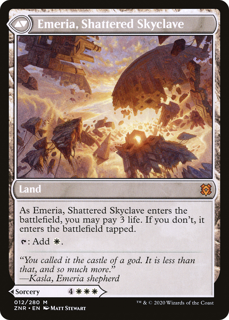 Emeria's Call // Emeria, Shattered Skyclave (ZNR-012) - Zendikar Rising