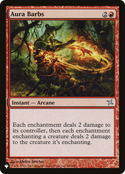 Aura Barbs (94/165) (The List Reprints)