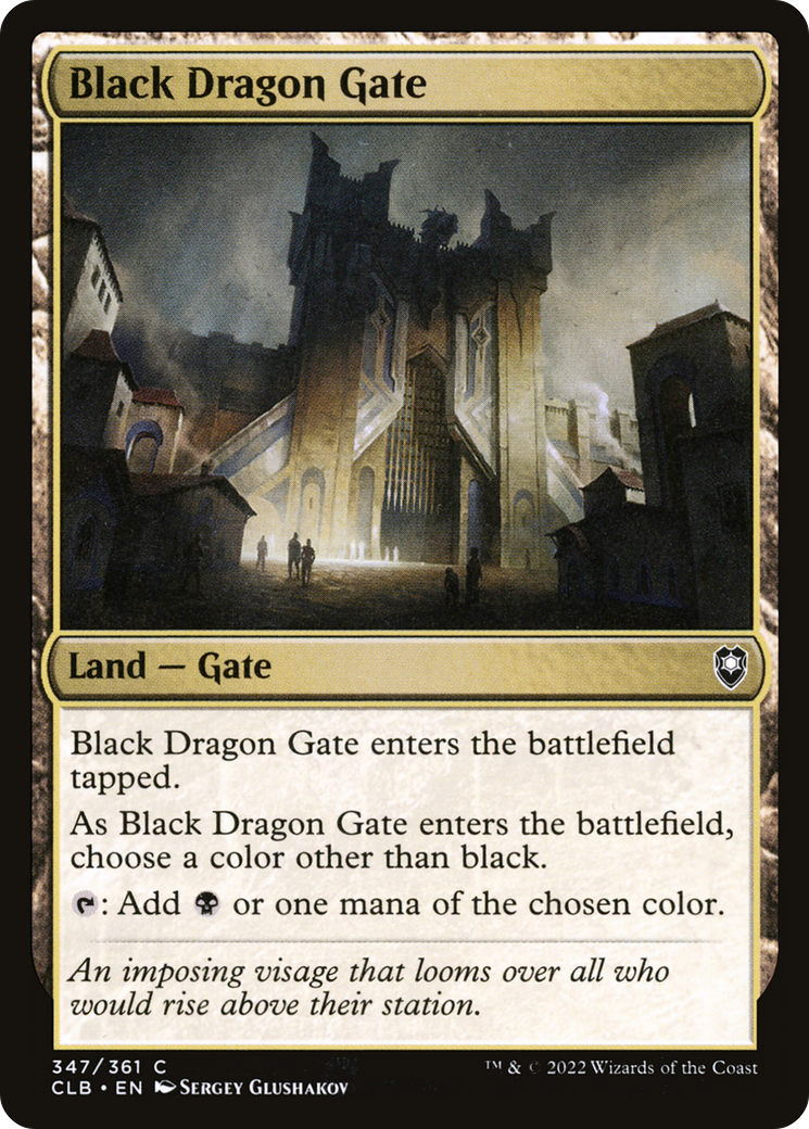 Black Dragon Gate (347) (Commander Legends: Battle for Baldur's Gate)