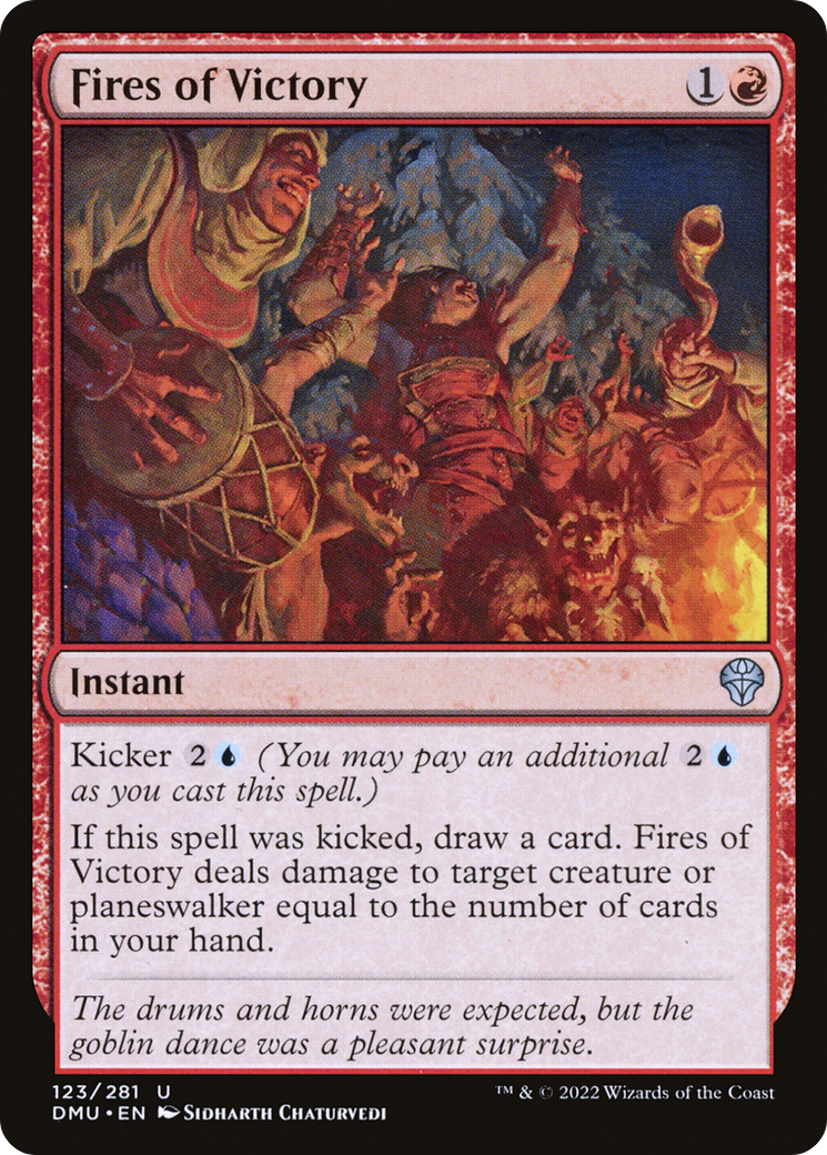 Fires of Victory (DMU-123) - Dominaria United Foil
