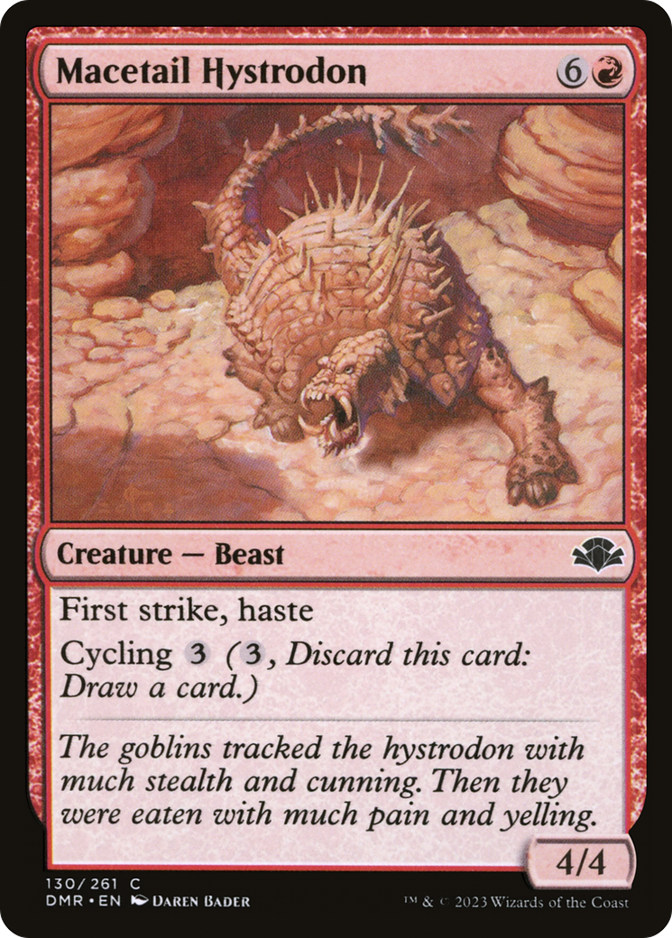 Macetail Hystrodon (DMR-130) - Dominaria Remastered