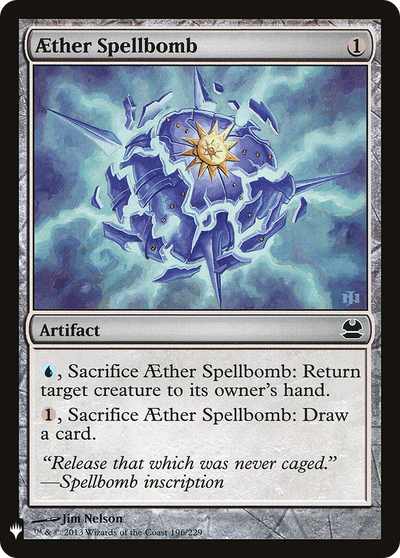 Aether Spellbomb (196) (The List Reprints)