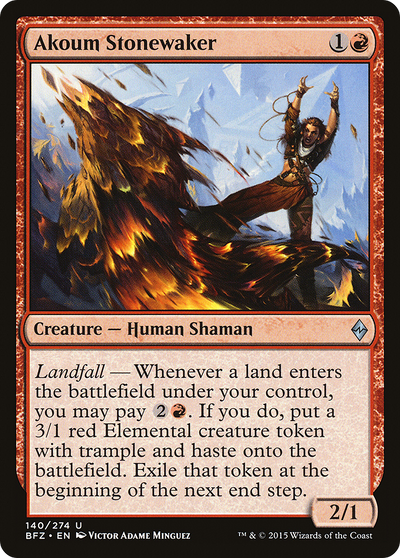 Akoum Stonewaker (140) (Battle for Zendikar)