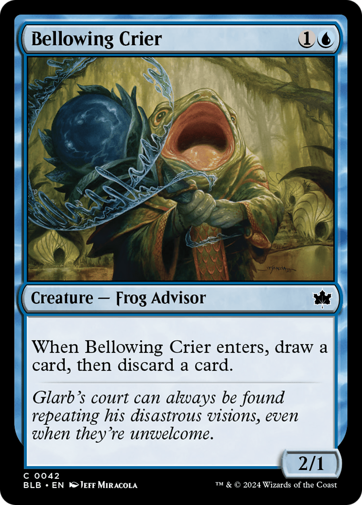 Bellowing Crier (42) (Bloomburrow)